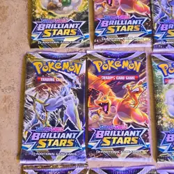 12x Pokemon TCG Brilliant Stars Booster Packs - 12 PACKS NEW SEALED Unweighed - Image 4