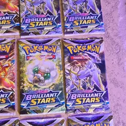 12x Pokemon TCG Brilliant Stars Booster Packs - 12 PACKS NEW SEALED Unweighed - Image 5