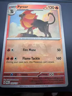 Pyroar 016/131 Master Ball Pattern: Prismatic Evolutions Pokemon TCG NM - Image 1