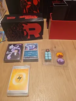 Pokemon TCG Destined Rivals ETB Elite Trainer Box Used No Sealed Packs Read Desc - Image 2