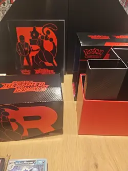 Pokemon TCG Destined Rivals ETB Elite Trainer Box Used No Sealed Packs Read Desc - Image 3