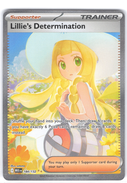 Lillie's Determination - 184/132 - SIR - Mega Evolutions - Pokemon - ERROR O.C. - Image 1
