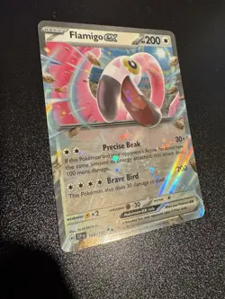 Flamingo ex 160/191 Holo Double Rare Pokemon TCG Surging Sparks NM - Image 2
