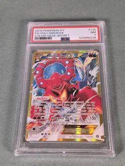 Pokemon Volcanion EX 115/114 Secret Rare Holo XY Steam Siege PSA 7 2016 - Image 3