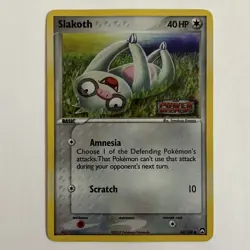 Pokemon TCG Slakoth 63/108 Ex Power Keepers Reverse Holo Stamped LP Single! - Image 1