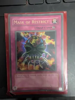 Yugioh! Mask of Restrict LON-018 - Rare 1st edition - Image 1