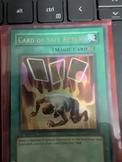 Yugioh Card of Safe Return 1st Edition LON-029 - Image 4