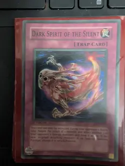 Dark Spirit of the Silent LON-079 1st Edition Yugioh Rare Trap Card - Image 4
