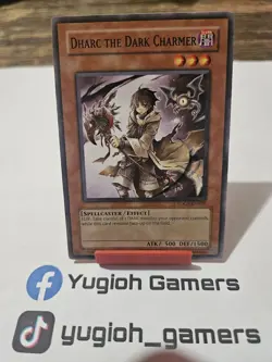 Yu-Gi-Oh Dharc The Dark Charmer TDGS Unlimited Common Light Played - Image 1