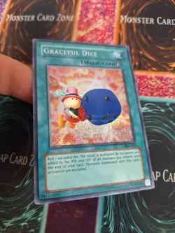 Yugioh Graceful Dice EDS-002 Prismatic Secret Rare Unlimited NM/LP - Image 2