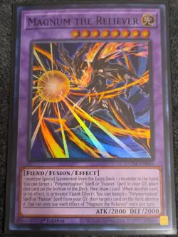 Magnum the Reliever - DUNE-EN036 - Super Rare - 1st Edition Near Mint Yugioh! Ca - Image 1