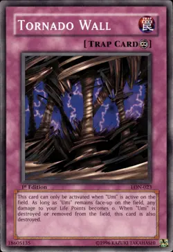Tornado Wall - 1st Edition LON-023 - LP - YuGiOh - Image 1