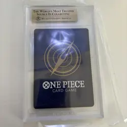 One Piece TCG Trafalgar Law OP10-119 Parallel Alt Art Royal Blood BGS 9.5 -crack - Image 5