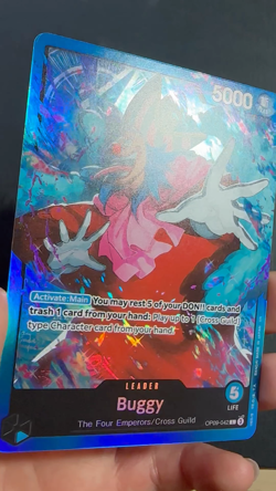 One Piece CCG Buggy OP09-042 Foil Leader - English - MINT - Image 2