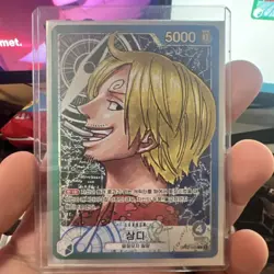 One Piece CCG Sanji Alternate Art OP02-026 Paramount War Korean - Image 1