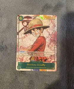One Piece Monkey D. Luffy SEC OP13-118 Carrying On His Will English - Image 1