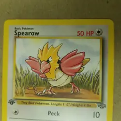 Spearow 62/64 - 1st Edition - Jungle Set - VINTAGE WOTC POKEMON CARD - LP - Image 3