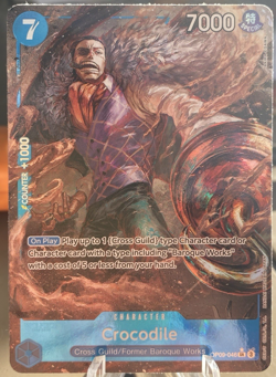 One Piece TCG - Crocodile - OP09-046 Alt Art - Emperors in the New World English - Image 1