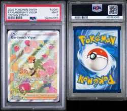 Gardenia's Vigor GG61/GG70 MINT PSA 9. Pokemon Crown Zenith Galarian Gallery - Image 3