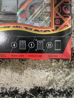 Pokemon TCG Paldean Fates Great Tusk Iron Threads Ex Premium Collection Lot of 3 - Image 3