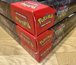 🚀LOT OF 3 Pokemon Paldean Fates Great Tusk + Iron Threads EX Premium Collection - Image 5