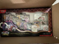 Pokemon TCG Paldean Fates Great Tusk Iron Threads Ex Premium Collection Lot of 3 - Image 1