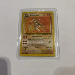 Pokemon TCG Kabutops Fossil Card 24/62 Regular Rare, LP Condition - Image 1
