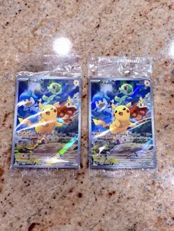 Pokemon TCG Pikachu 027 Promo Holo Black Star Sealed - Image 1