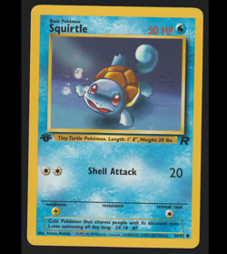 1st Edition Squirtle 68/82 Team Rocket Pokemon TCG WOTC VINTAGE - Image 1