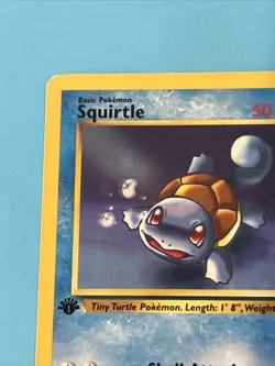 Pokemon TCG Squirtle Team Rocket 68/82 1st Edition Common Card LP WOTC Vintage - Image 3