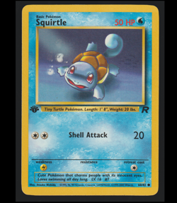 Squirtle 68/82 Team Rocket 1st Edition Pokemon TCG WOTC VINTAGE - Image 1