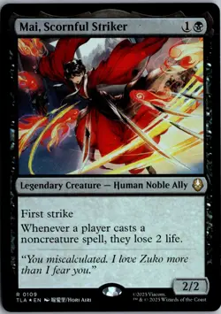 Mai, Scornful Striker R Avatar: The Last Airbender 109 NM Foil Magic - Image 1