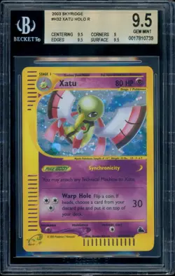 Pokemon SKYRIDGE - #H32/H32 Xatu - Holo - ENG - BGS 9.5 - GEM MINT - POP 13 - Image 1