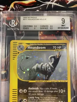 Houndoom H11/H32 Holo ENG🇬🇧 Skyridge Mint 🧨Beckett BGS 9 💥RISERVATA📩 - Image 3