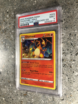 Pokemon TCG Cards Charizard 025/185 Vivid Voltage Cracked Ice Promo PSA 9 MINT - Image 4