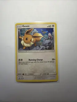 Pokemon Eevee SM235 Black Star Promos Cosmos Holo NM - Image 1