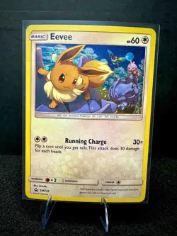 Eevee SM235 Sun & Moon Black Star Promo Ultra Rare Holo Pokemon TCG Card LP - Image 1