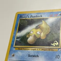 Misty's Psyduck 54/132 - Pokemon (W Stamped) WOTC Promo Card Gym Heroes UL LP - Image 3