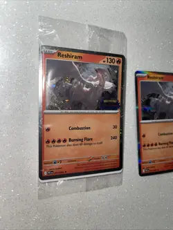 Sealed Reshiram 017/094 Phantasmal Flames Stamped Black Star Promo Card - Image 1