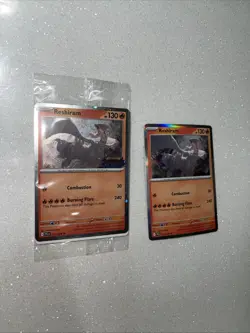 Sealed Reshiram 017/094 Phantasmal Flames Stamped Black Star Promo Card - Image 2