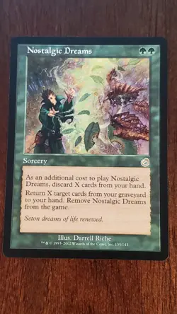 Nostalgic Dreams Torment EX/LP 135/143 MTG Magic the Gathering Sorcery Rare - Image 1
