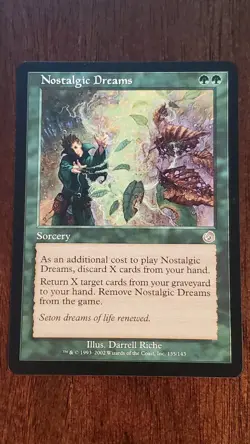 Nostalgic Dreams Torment EX/LP 135/143 MTG Magic the Gathering Sorcery Rare - Image 3
