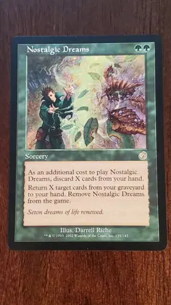 Nostalgic Dreams Torment EX/LP 135/143 MTG Magic the Gathering Sorcery Rare - Image 5