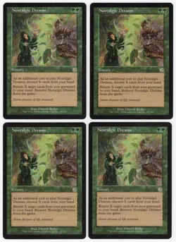Nostalgic Dreams x4 4x 2002 Torment PLAYSET Green Rare Sorcery MTG NM AZ2 - Image 1