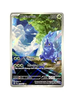 Heracross 194/193 Sv02: Paldea Evolved Illustration Rare Pokemon TCG Card LP/MP - Image 1