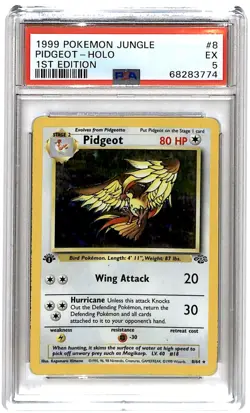 1999 Pokemon Jungle Holo 1st Edition Pidgeot #8 PSA 5 ES6 - Image 1