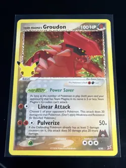 Team Magma's Groudon 9/95 Ultra Rare Celebrations Pokemon TCG Near Mint - Image 1