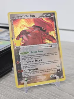 Pokemon Card TCG Celebrations Team Magma's Groudon 9/95 Holo Ultra Rare NM - Image 1
