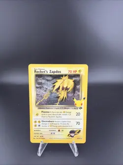 Pokemon TCG Rockets Zapdos Holo Classic Collection 15/132 Celebrations NM/M - Image 1
