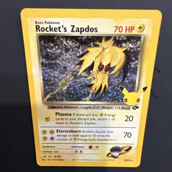 Pokemon TCG Rockets Zapdos Holo Classic Collection 15/132 Celebrations NEAR MINT - Image 3